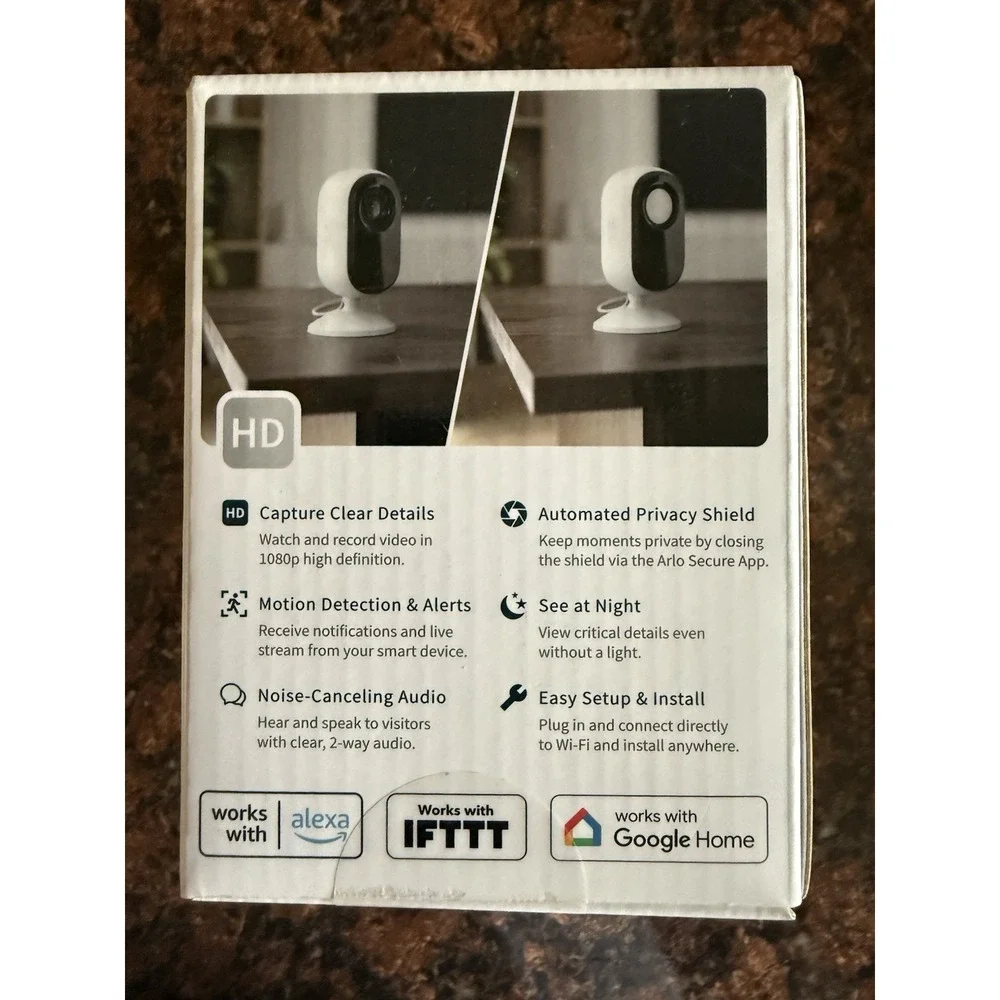 Arlo VMC2060‎ Essential Indoor Camera HD (2nd Generation) - Wired 1080p Security
